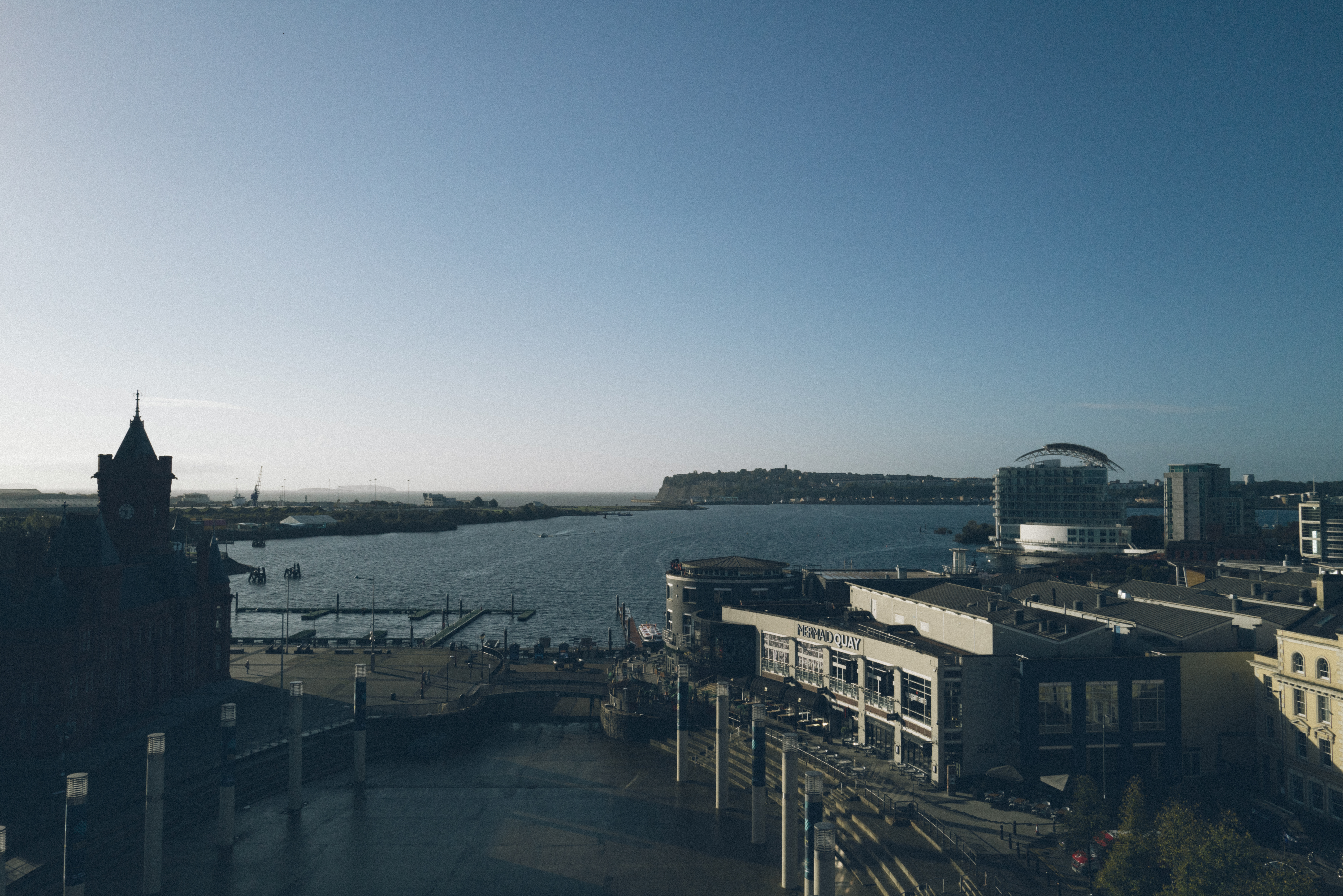 A view of the Bay from the top of the water tower.